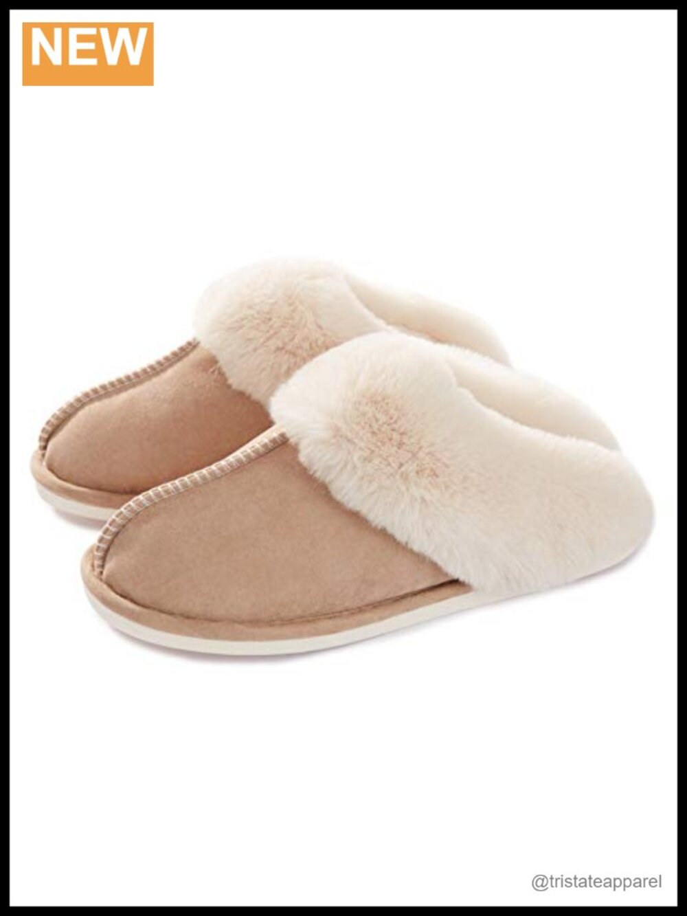 Fuzzy Memory Foam Slippers Cozy Warm Indoor House Shoes